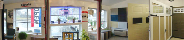 Panorama vision of our showroom